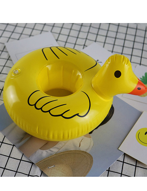 Fashion Yellow Duck Shape Decorated Cup Holder