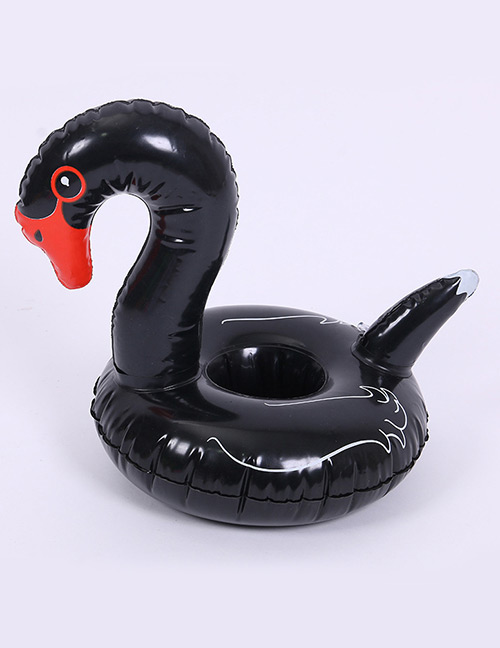 Fashion Black Swan Shape Decorated Cup Holder