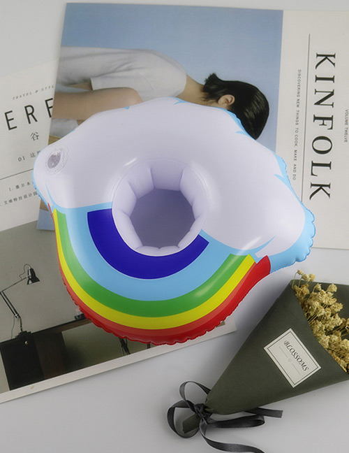 Fashion Multi-color Rainbow Shape Decorated Cup Holder