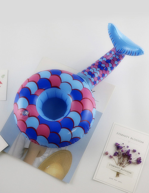 Fashion Blue Fish Shape Decorated Cup Holder