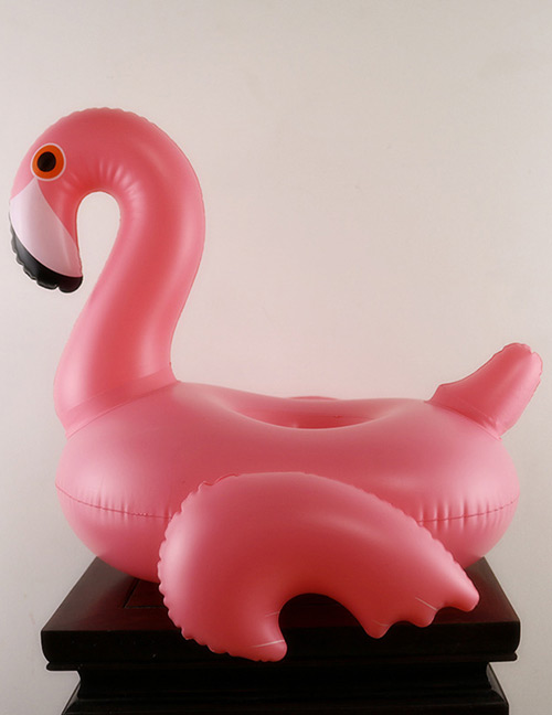 Fashion Pink Flamingo Shape Decorated Cup Holder