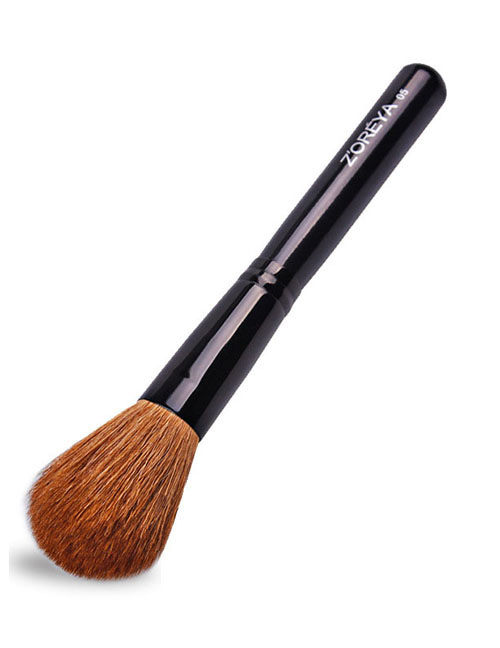 Fashion Black Color-matching Decorated Makeup Brush