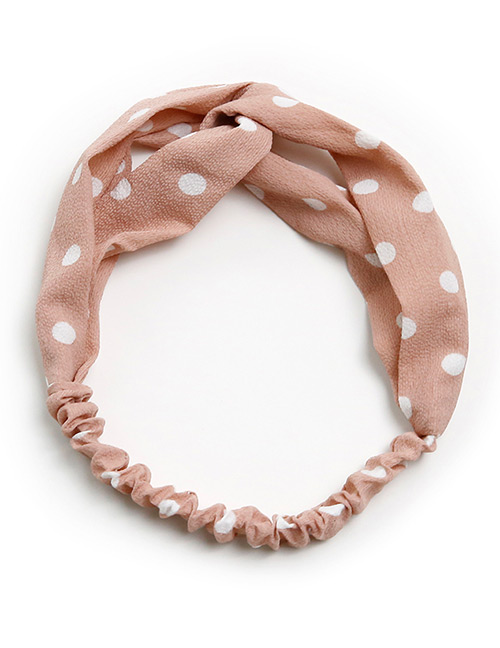 Lovely Pink Dots Pattern Decorated Children's Hair Band