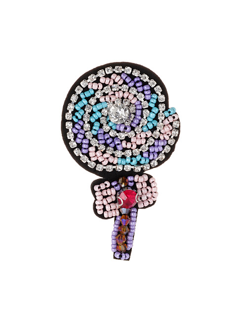 Fashion Multi-color Lollipop Shape Design Brooch