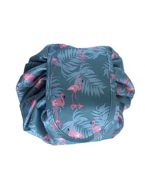 Fashion Pink+blue Flamingos Pattern Decorated Storage Bag