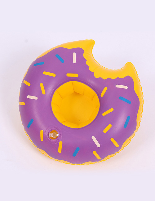 Trendy Purple Doughnut Shape Design Cup Holder