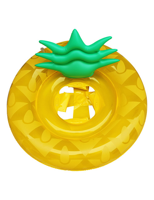 Trendy Yellow Pineapple Shape Design Baby Swimming Ring