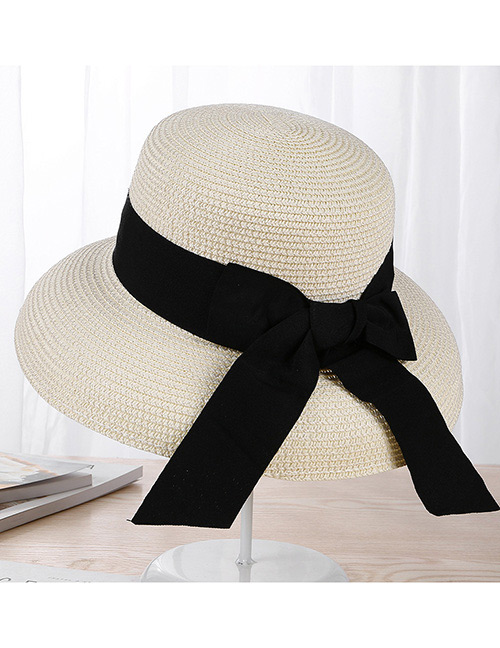 Fashion White Bowknot Shape Decorated Hat