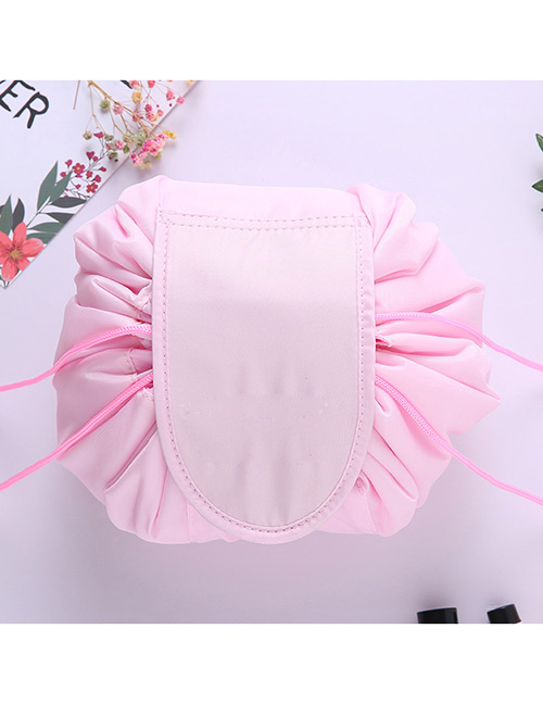 Fashion Pink Letter Pattern Decorated Cosmetic Bag