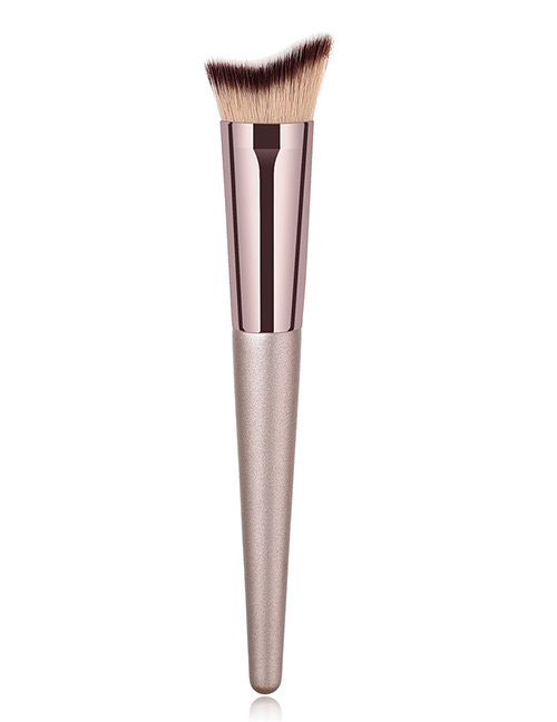Fashion Champagne Irregular Shape Design Cosmetic Brush(1pc)