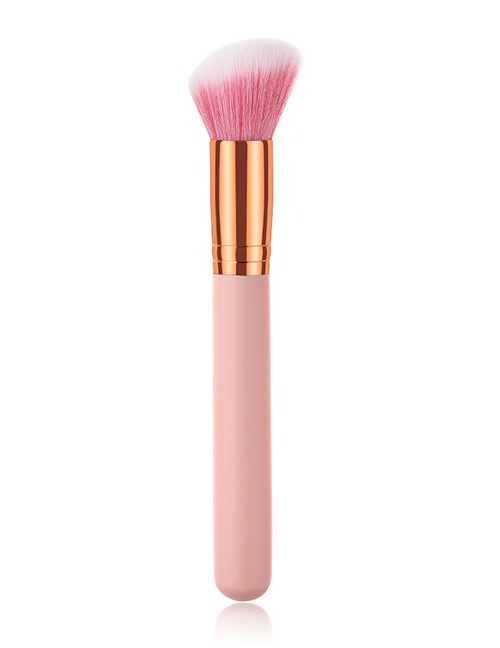 Fashion Pink Oblique Shape Design Blusher Brush(1pc)