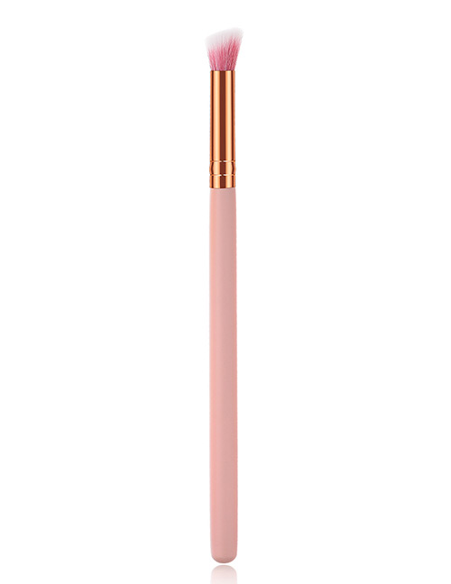 Fashion Pink Oblique Shape Design Cosmetic Brush(1pc)