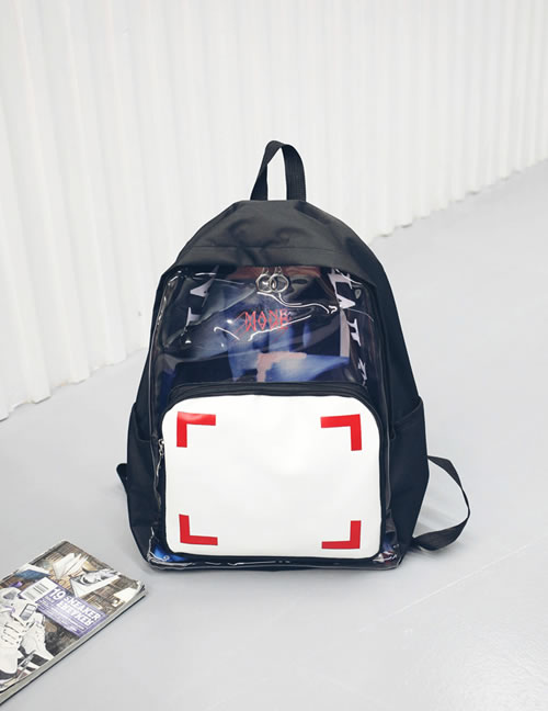 Fashion Black People Pattern Decorated Simple Backpack(small)