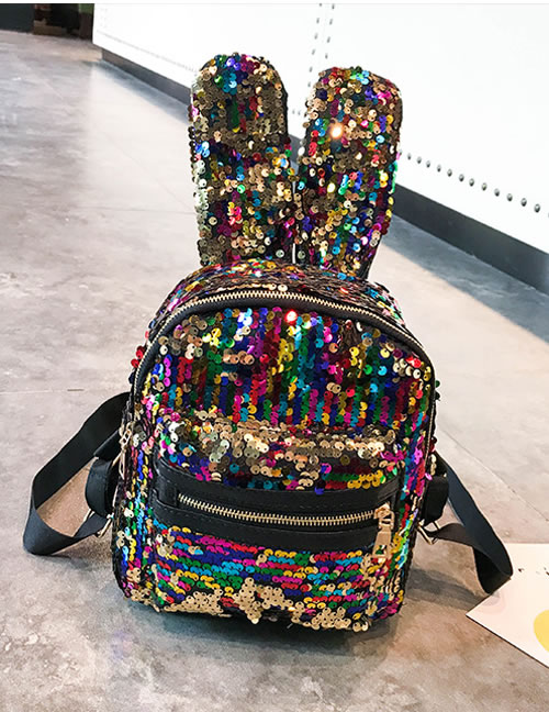 Fashion Multi-color Cartoon Rabbit Shape Design Leisure Travel Bag
