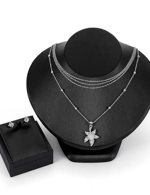 Fashion Silver Color Star Shape Decorated Jewelry Sets