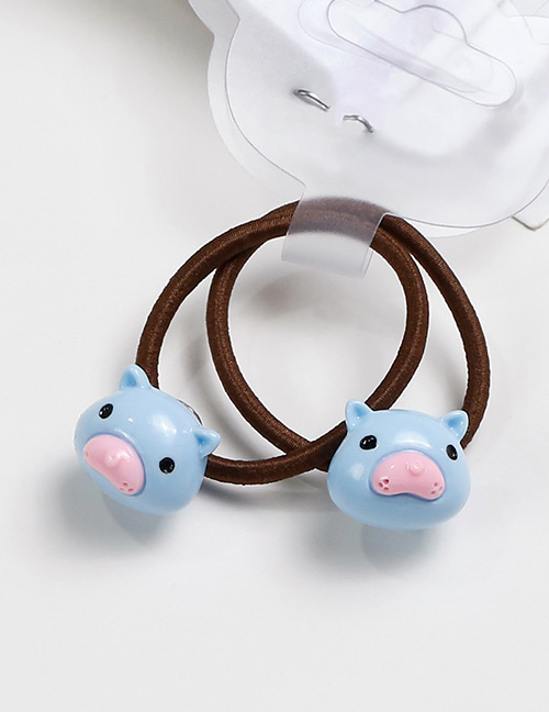 Lovely Blue Mole Shape Decorated Baby's Hair Band(2pcs)