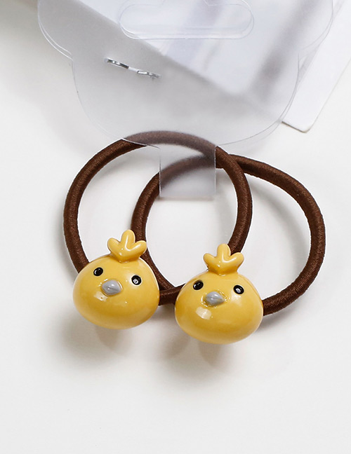 Lovely Yellow Bird Shape Decorated Baby's Hair Band(2pcs)