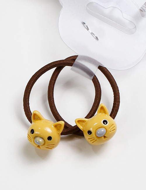 Lovely Yellow Cat Shape Decorated Baby's Hair Band(2pcs)