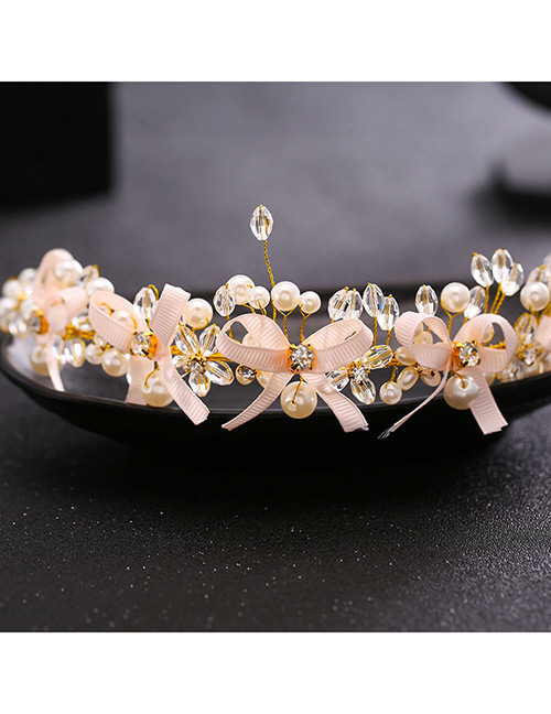 Fashion Pink Bowknot Shape Decorated Hair Accessories