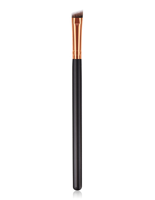 Fashion Black Oblique Shape Design Cosmetic Brush(1pc)
