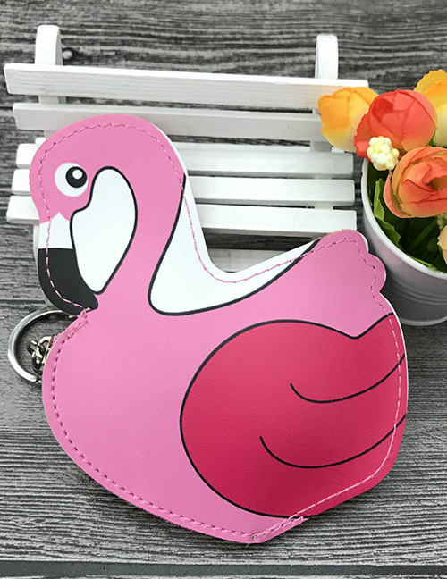 Fashion Pink Flamingo Pattern Decorated Wallet