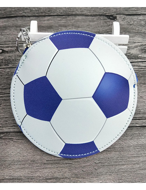 Lovely Blue Football Shape Design Wallet