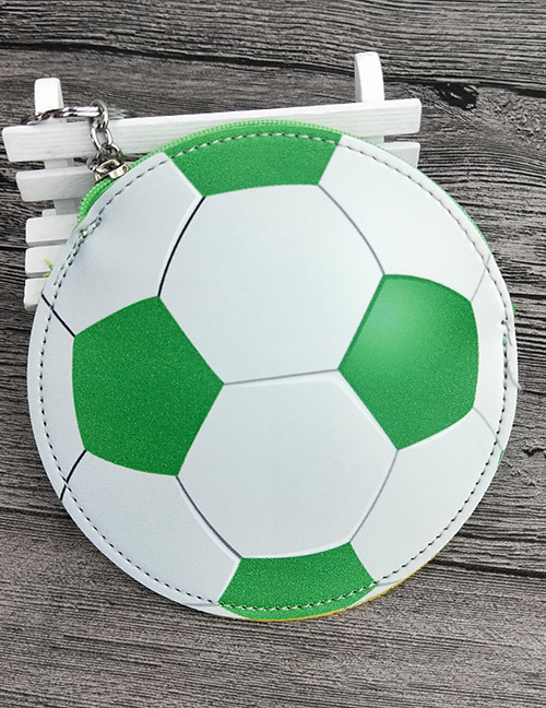 Lovely Green Football Shape Design Wallet