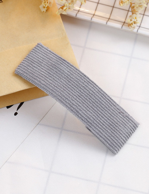 Lovely Gray Square Shape Design Child Hair Clip(small)