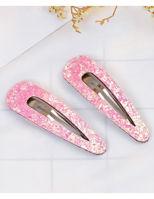 Lovely Pink Pure Color Design Child Hair Clip(1pair)