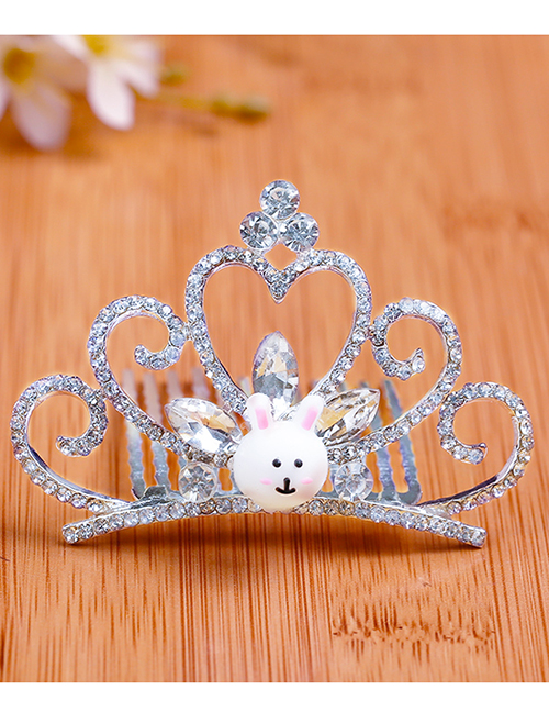 Lovely Multi-color Rabbit&crown Decorated Child Hair Hoop(large)