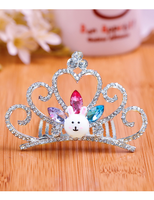 Lovely Multi-color Rabbit&crown Decorated Child Hair Hoop(large)