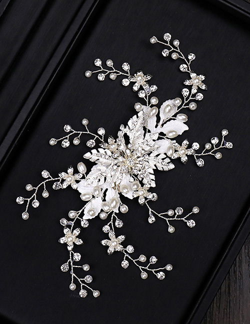 Fashion White Flower Shape Decorated Hair Accessories