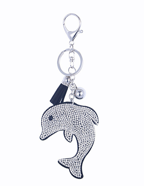 Fashion White Dolphin Shape Decorated Pendant
