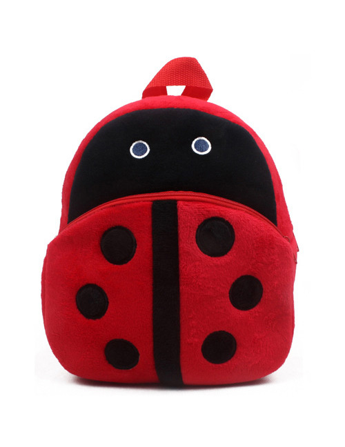 Fashion Red Ladybug Shape Decorated Bag