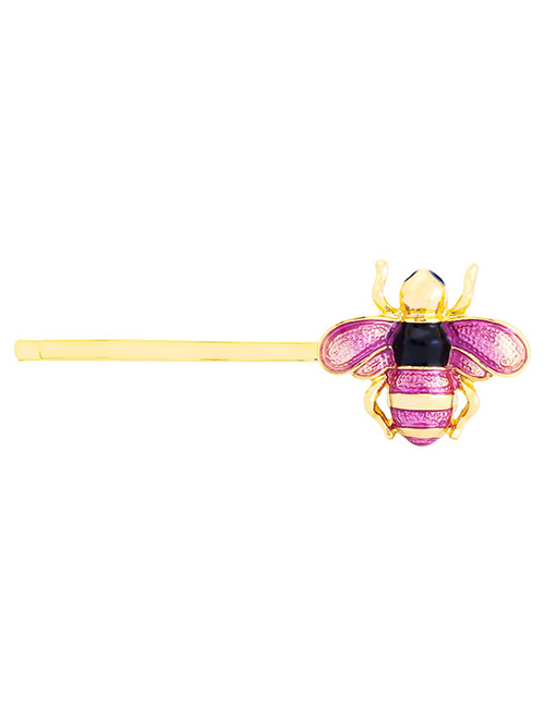 Lovely Light Purple Bee Shape Decorated Hairpin