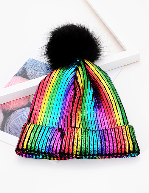 Fashion Multi-color Color-matching Decorated Hat