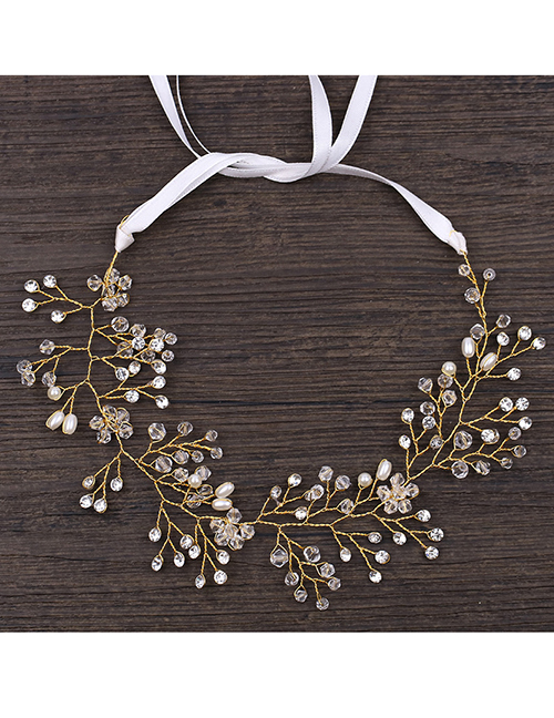 Fashion Gold Color Branch Shape Design Bride Hair Accessory