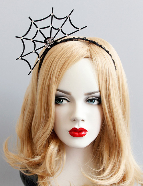 Fashion Black Cobweb Shape Deisgn Hairband