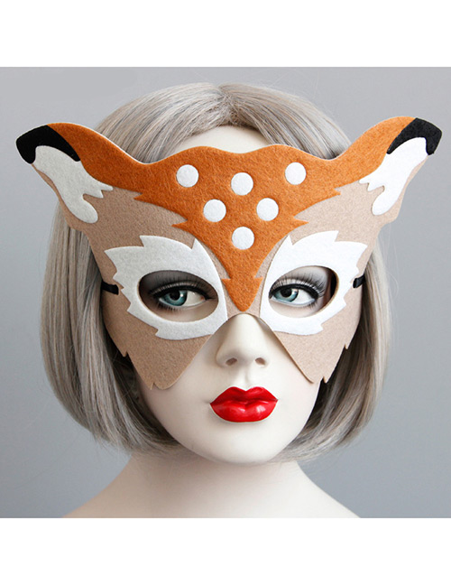Fashion Multi-color Deer Shape Decorated Mask