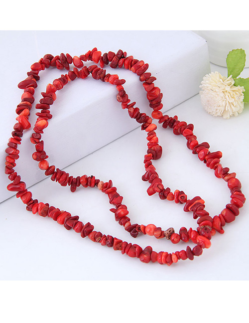 Fashion Red Pure Color Decorated Accessories