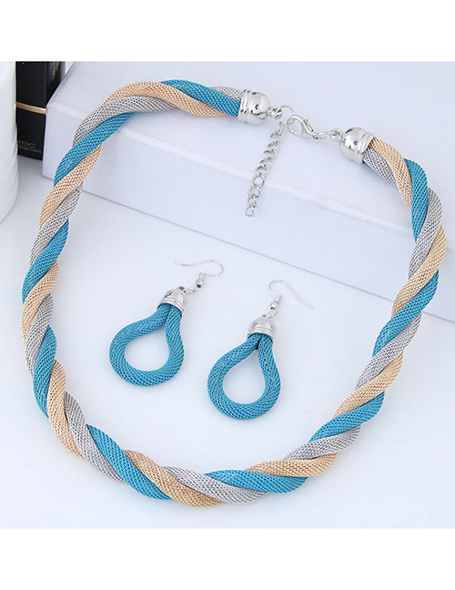Fashion Multi-color Color Matching Design Simple Jewelry Sets