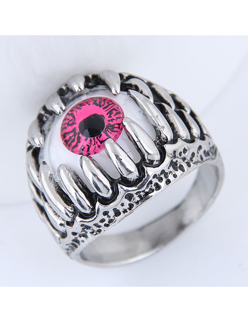 Fashion Silver Devil's Eye Ring

