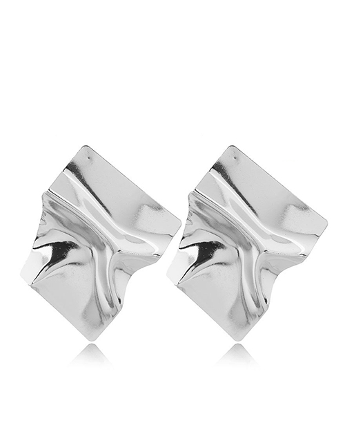 Fashion Silver Metal Earrings