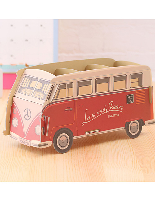 Fashion Multi-color Bus Shape Decorated Storage Box