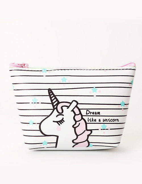 Fashion Multi-color Unicorn Pattern Decorated Storage Bag