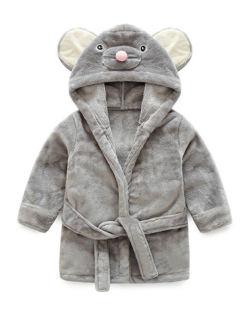 Fashion Gray Mouse Shape Decorated Pajamas