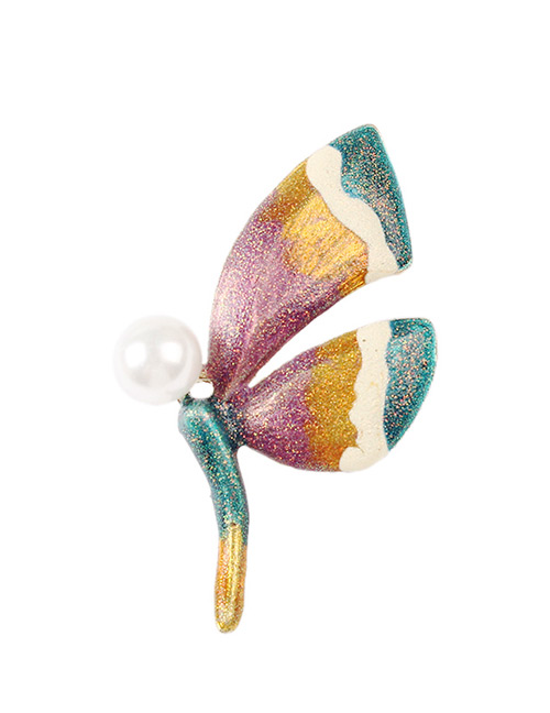 Fashion Multi-color Dragonfly Shape Design Brooch