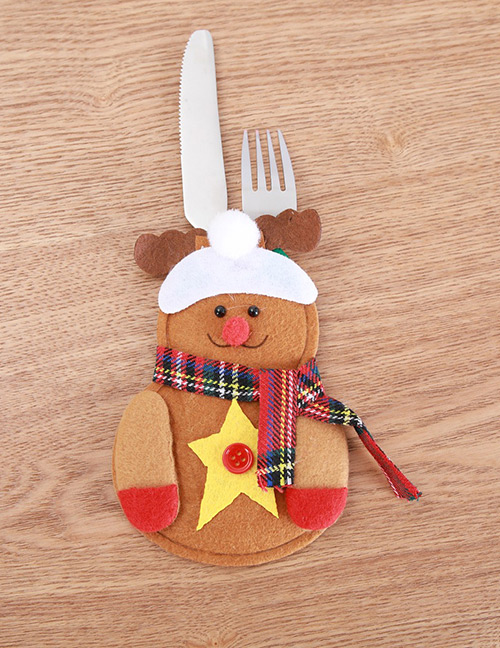 Fashion Brown Bear Shape Decorated Knife And Fork Case(not Include Knife And Fork )