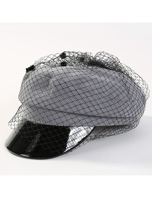 Fashion Gay Grid Shape Design Octagonal Cap