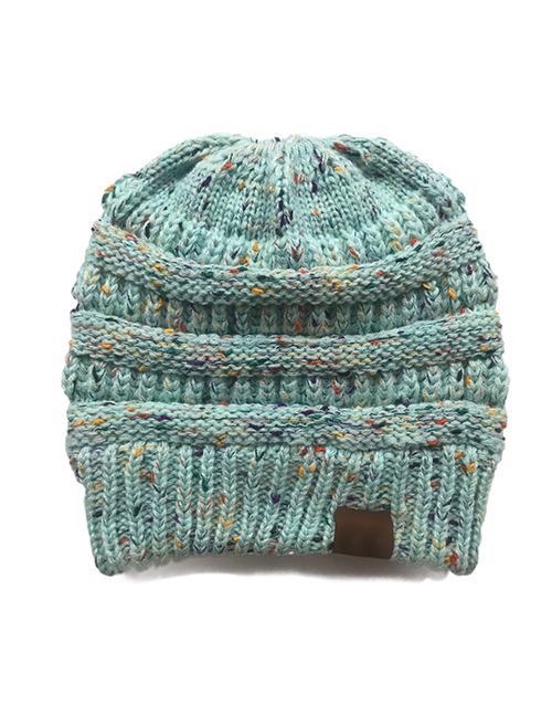 Fashion Blue Pure Color Decorated Hat